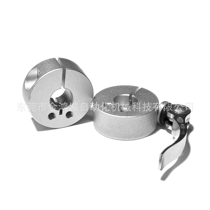 FAU01 FAU02 FAU06 铝合金侧安装光轴快拆快锁环轴夹套带固定把手