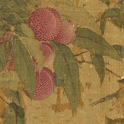宋徽宗赵佶写生翎毛图花鸟画国画长卷高清微喷复制品临摹中式装饰