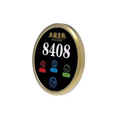 酒店宾馆门牌Digital Hotel Doorplate Electronic Number Plates