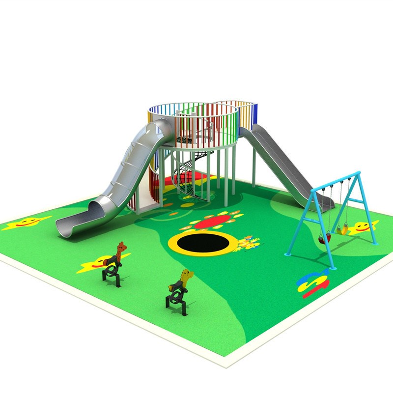 大型户外不锈钢滑梯景区儿童室内滑滑梯游乐场攀爬架设备设施