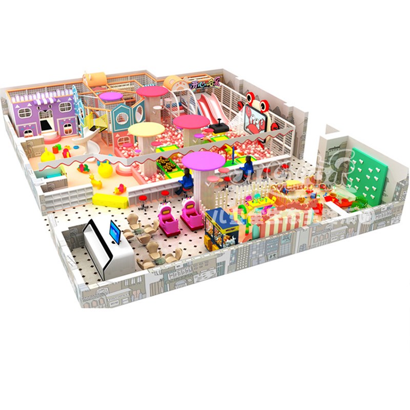 淘气堡儿童乐园室内游乐场设备商场中庭娱乐大型蹦床游艺设施