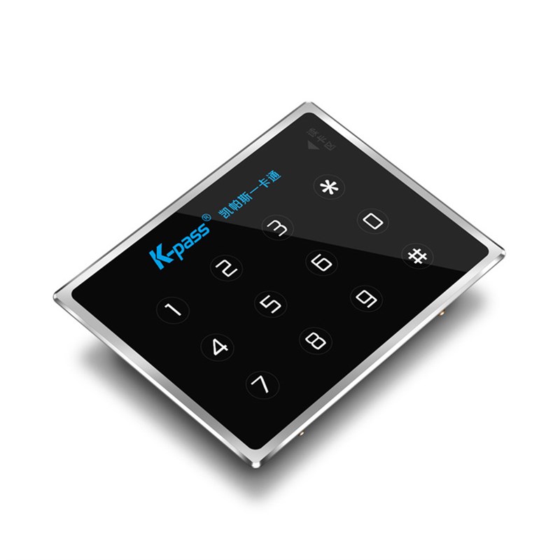 超薄门禁读卡器感应门禁刷卡嵌入型IC卡密码电梯刷卡梯控系统