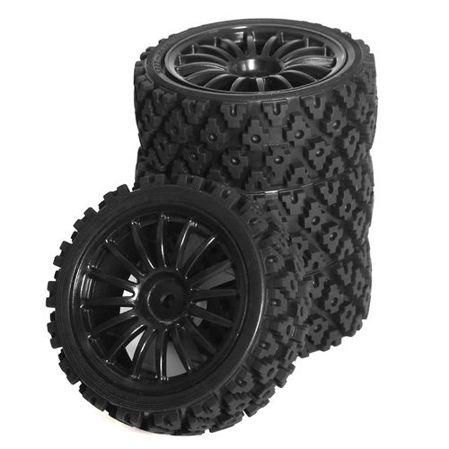 田宫xv01 xv02 田宫 Lc PTG 1/10 拉力菠萝轮胎+塑料轮毂