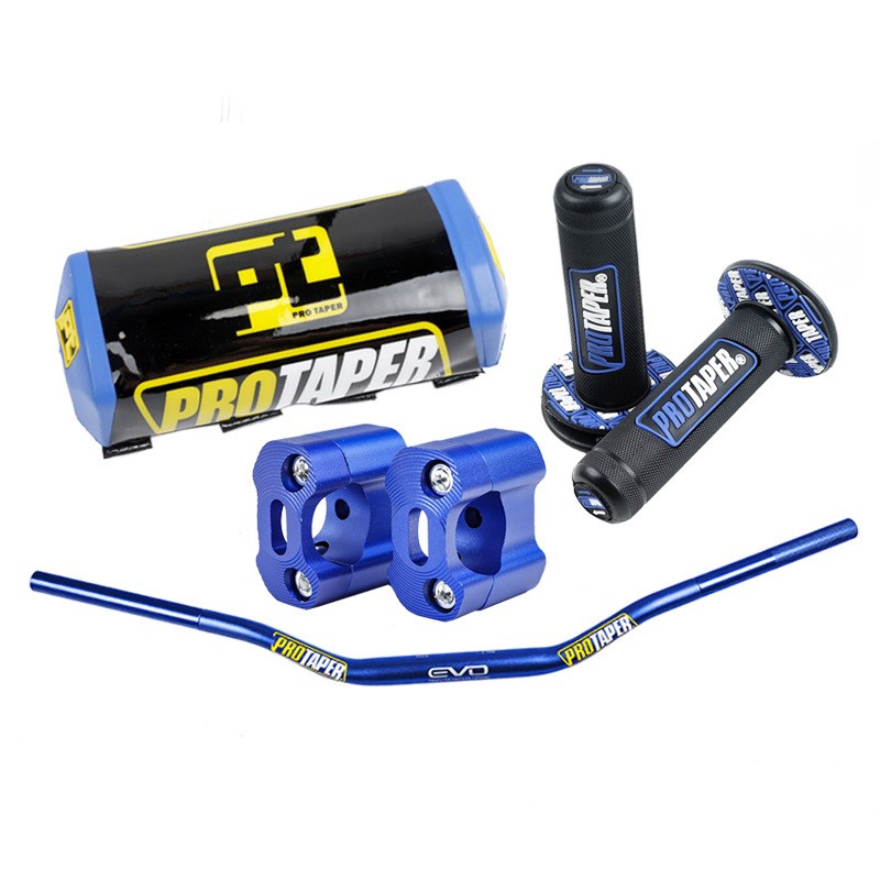 越野摩托车PROTAPER方向把 28mm铝合金变径车把带护胸22mm手把胶