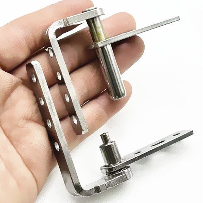 隐形门天地轴铰链暗藏旋转双向吧台自动回位双开铰链合页安装配件