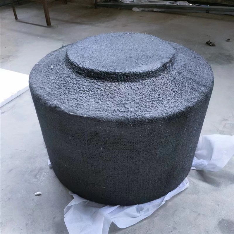 【碳碳坩埚锅邦预制体】碳纤维增强高纯抗氧化针刺毡导流筒异形件