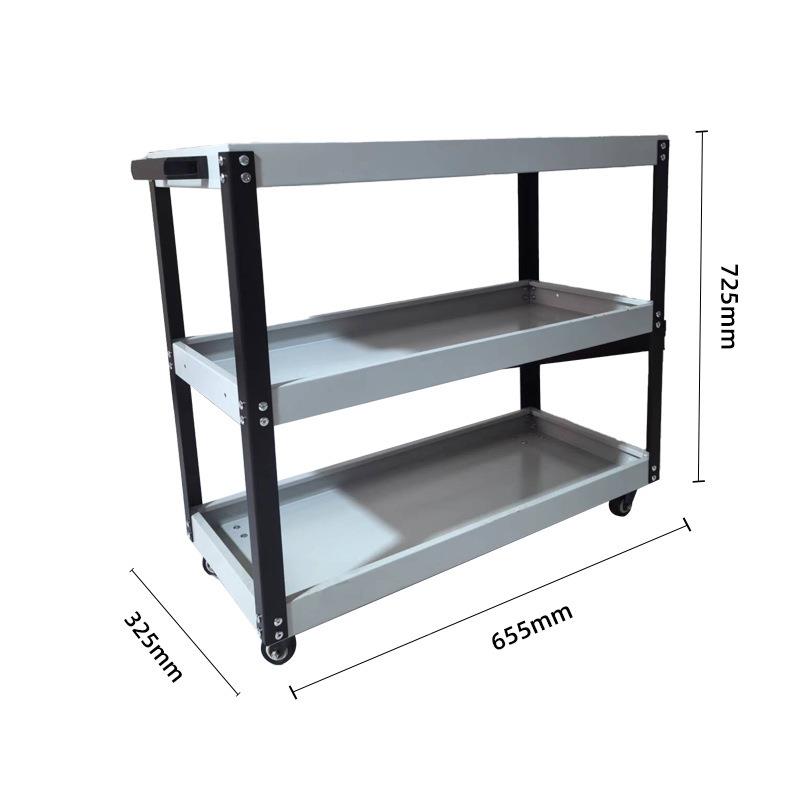 工具车汽修工工具收动纳三层零件维车推ZVT车车间移工具修具车