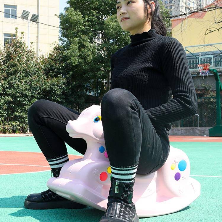 幼儿园木马儿童游乐孩骑马大宝号新小款摇摇户VLB马外设备宝玩具