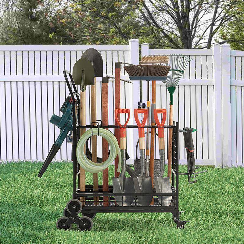 花园庭清洁工具收纳可移具动上下楼梯滚轮置物车院铁车铲工清洁工,收纳整理,书桌收纳置物架,淘宝优惠券,粉丝福利购,淘宝优惠卷