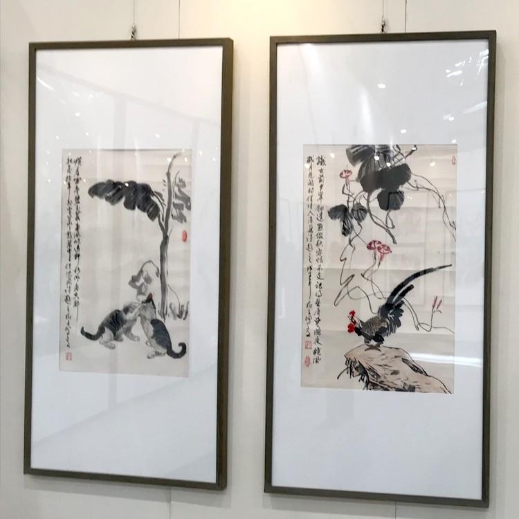 6B7作634XNG56012尺01楹38联三四开书法字对联中式挂墙装裱国画框