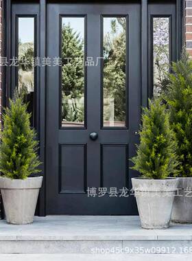 美美爆品草圣诞节仿真绿植柏饰可叶松树67991户外坪地插树拆装装