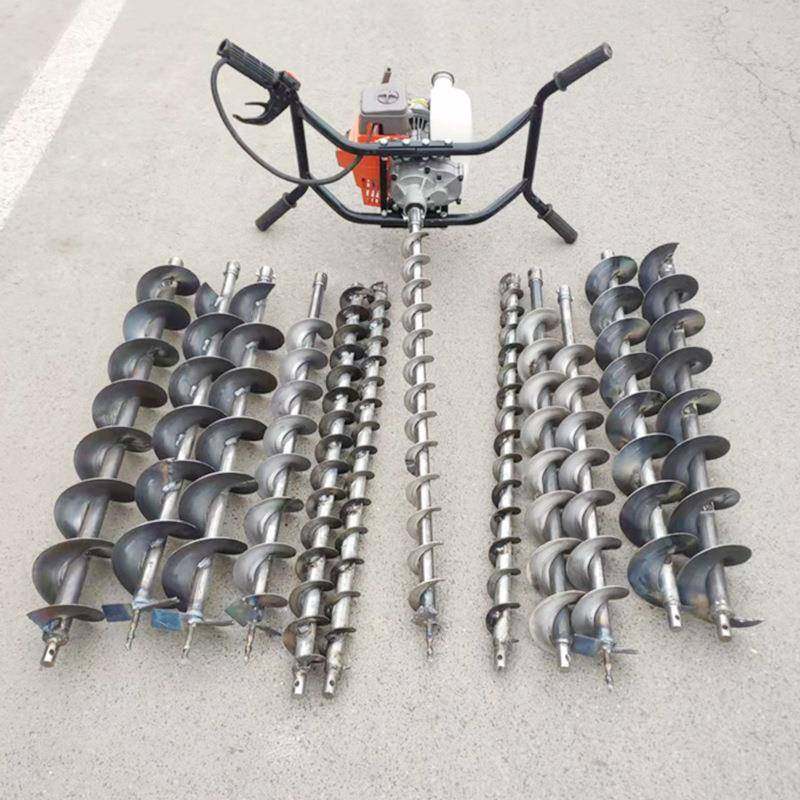 手式持横向钻RYO孔免机水平过路开挖打螺旋洞小型钻