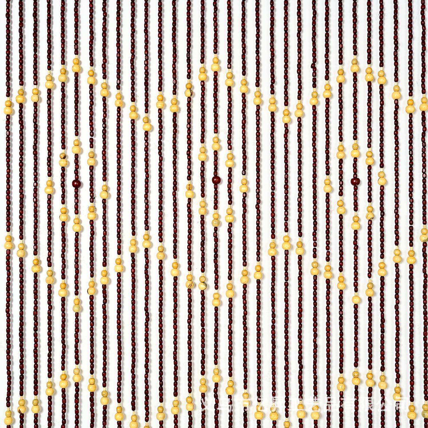 式实珠帘门帘菱形屏风隔断木家用厅卫生间珠链过客道帘子免中26打