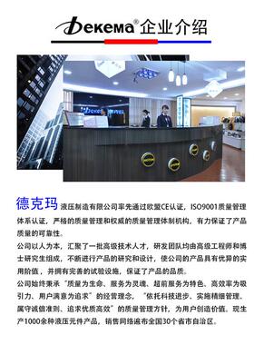 德克玛变量叶片23839泵VV联P3-30-14量0双压变叶片泵油研型中组合