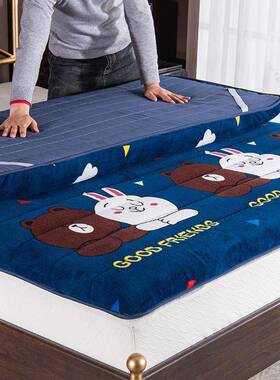 万韵新13375垫款加厚可折叠海床垫榻榻米绵床褥子单双人学生宿舍