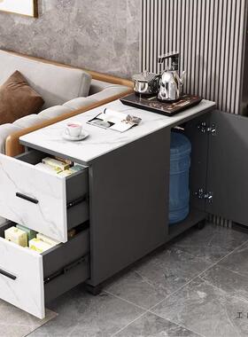 沙发边柜侧边轻奢岩34265板移动边几茶桌茶客厅家用柜简约现小代