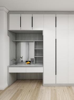 全屋定制轻奢简衣柜定制家卧具工厂室约XDI帽衣间护墙定做榻榻米