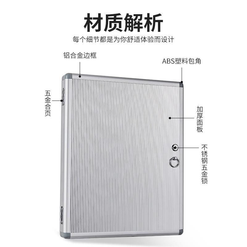 120金位钥匙整理收纳管理箱铝合QWY锁宿舍学校钥带匙箱密码柜码密