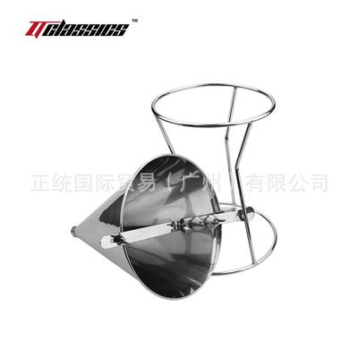 不锈钢大号锥形漏斗章鱼小漏丸子锥工具套装形斗鸡蛋仔DHZ漏斗