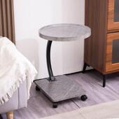 现代简移H 613约家居卧室边床头几动茶桌个性 C形桌网红迷你边创意