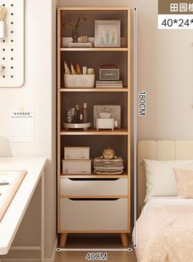 书置物架落地客厅收NRM纳书桌旁窄缝储物柜架墙简易柜子靠家架用
