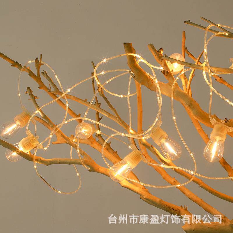 新款管子led跑马新款14灯户外庭院灯sE27灯头灯防水串庭院LXJ装饰