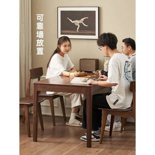 6R厂家直户销家用书桌小型合日式 F77T9HSJ餐桌椅北美组实长木餐桌