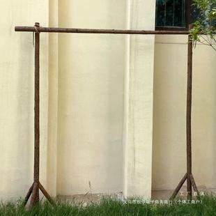 新森系杉木款装饰户外草婚礼布置VUM露坪营门头拍照摆婚庆拱件门