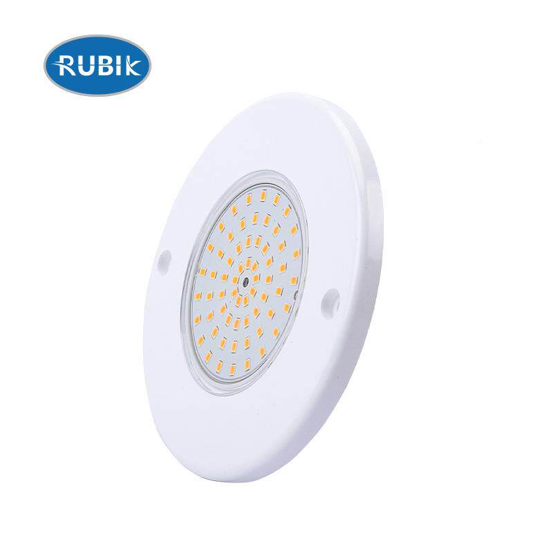 12V超薄7mmABS挂壁IYD120P6式.8防水七彩5遥控水下灯照明景观LED