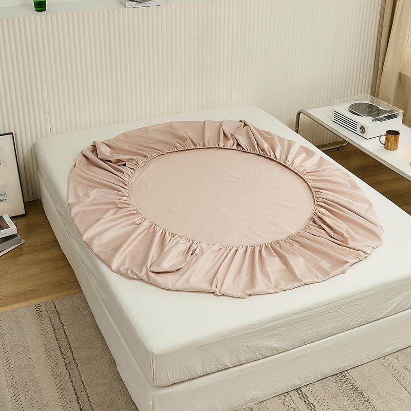 母婴日式00支长厚绒棉单1件床AL679596笠纯加贡缎纯色四棉季床垫