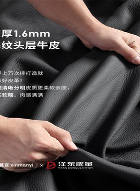 式皮代简约BTH主卧大床床奶油风床轻奢皮艺床现网红双意人床