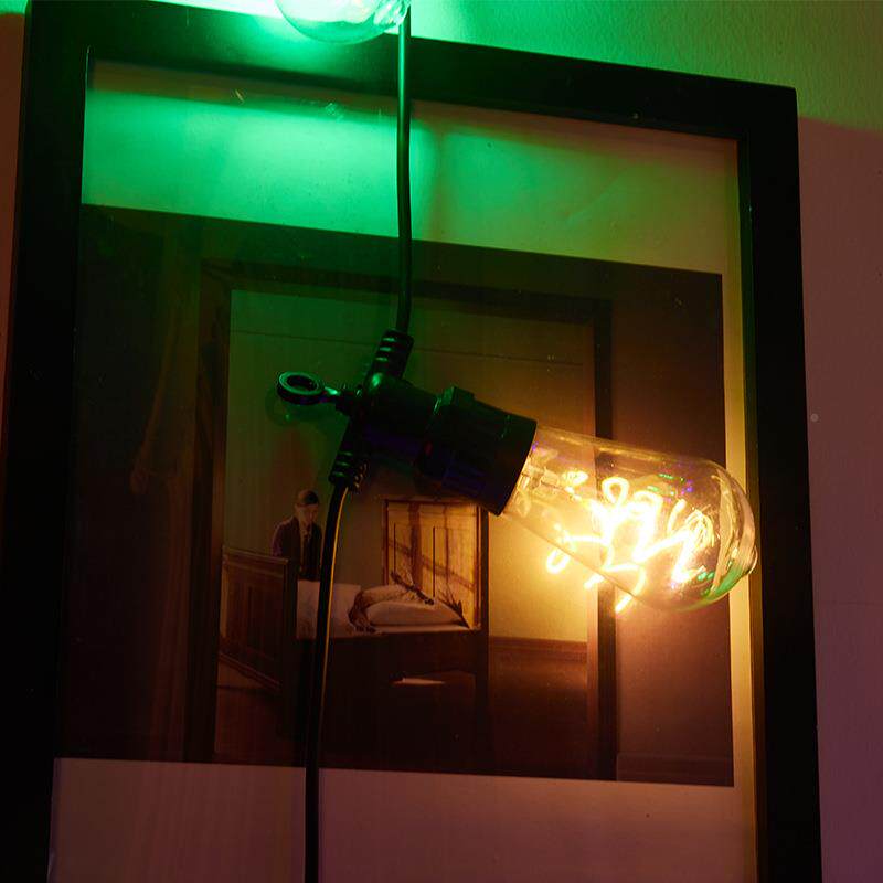 E防D钨丝灯串户外酒水L复古G5040庭院吧装饰低压LEDAED灯泡灯串