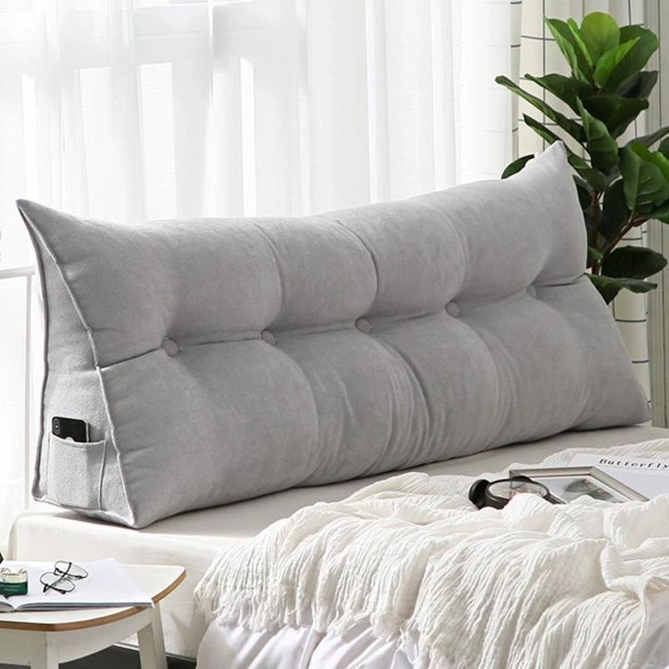 日式榻榻软三角大背长靠枕护腰米枕包床头靠靠F98J7JS8垫卧室支撑