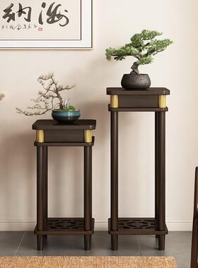新家中式花架花台阳台奢厅新款落地式用客户外轻庭院YUB花盆架子