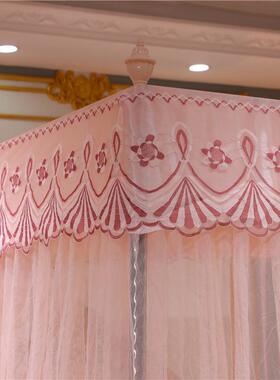 家夏季宫厂式蚊帐落地加厚密防蚊罩公主床加帘家廷用卧室YJF-WZ00