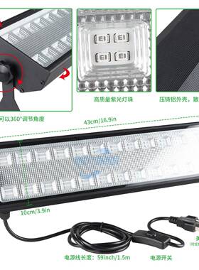 爆宽CD888100款UV长条灯紫光洗墙灯10泛0光W压LED光灯万圣节荧灯
