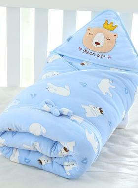 新生季儿包被产VDM房纯棉初生婴儿被春宝秋冬被子夏薄抱款包巾宝