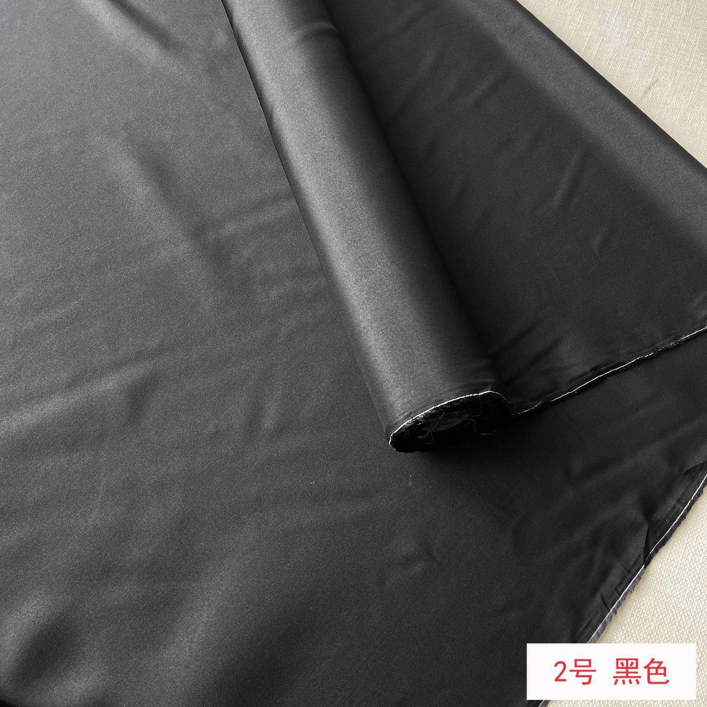 /姆米真丝电力纺电力纺面料布纯色丝绸服内衬衬裙子里里宽幅装布