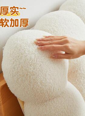 风头出租AL101407屋奶油加厚小雪球榻米靠背飘床软窗包卧室榻软靠