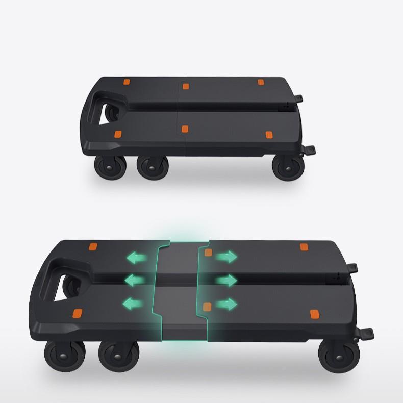 家用手拉车叠轻车便拉折杆YP001拖便携收纳小车拉货快递手推推车