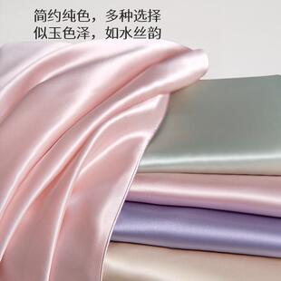 真太湖雪丝枕套纯SXF单面色经典简约头丝滑桑蚕丝枕套单人绢花其