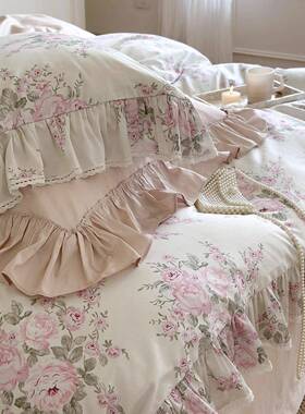 法公主园花卉印花寝具四季款20230703床品高端纯棉长绒田棉四风件