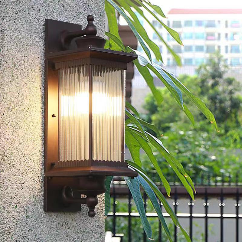 中式防水LED户外壁灯阳台过道