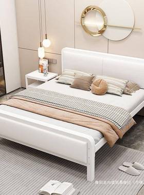 1m出租房室卧1铁艺床米单人MXE加厚铁床公35架寓简约现代儿童带软