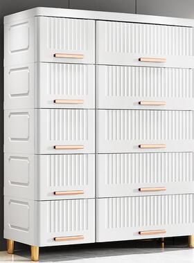 欧式多功多层储物能75216-5柜75-8宽度大容子量抽屉5式收纳柜