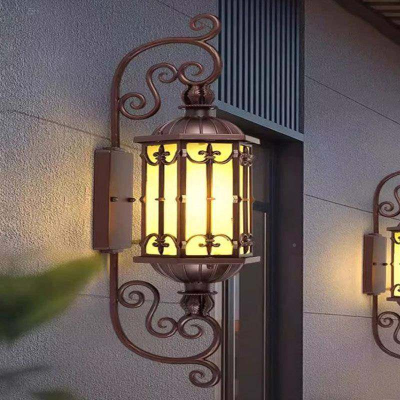 别墅壁灯大口两无品牌/侧户外防水欧庭式复古门院子室外院柱子园