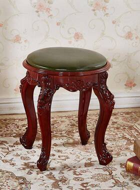 古梳筝钢琴凳小单人欧式UTK妆台凳子美式化妆中式椅古典家用方凳