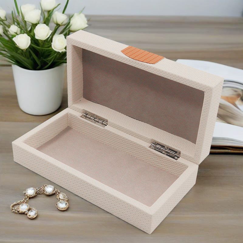 现代软装装饰展厅收纳盒衣帽间梳妆台首饰盒衣橱样板房摆件储物盒