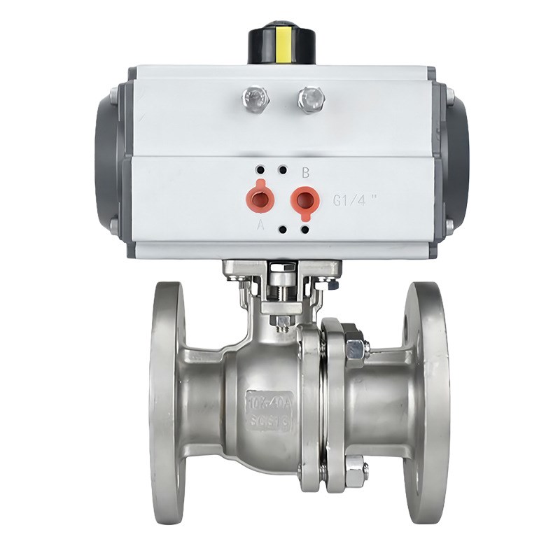 斯锐特GQ641F-10K日标JIS不锈钢法兰气动球阀25 32 40 50 65 100A