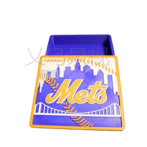跨境Customized Mets 3D Logo Stash Box大都会队3D标识收纳盒